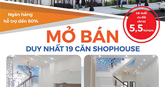 Dễ dàng sở hữu căn hộ Shophouse thông minh chỉ với 480 TRIỆU ĐỒNG